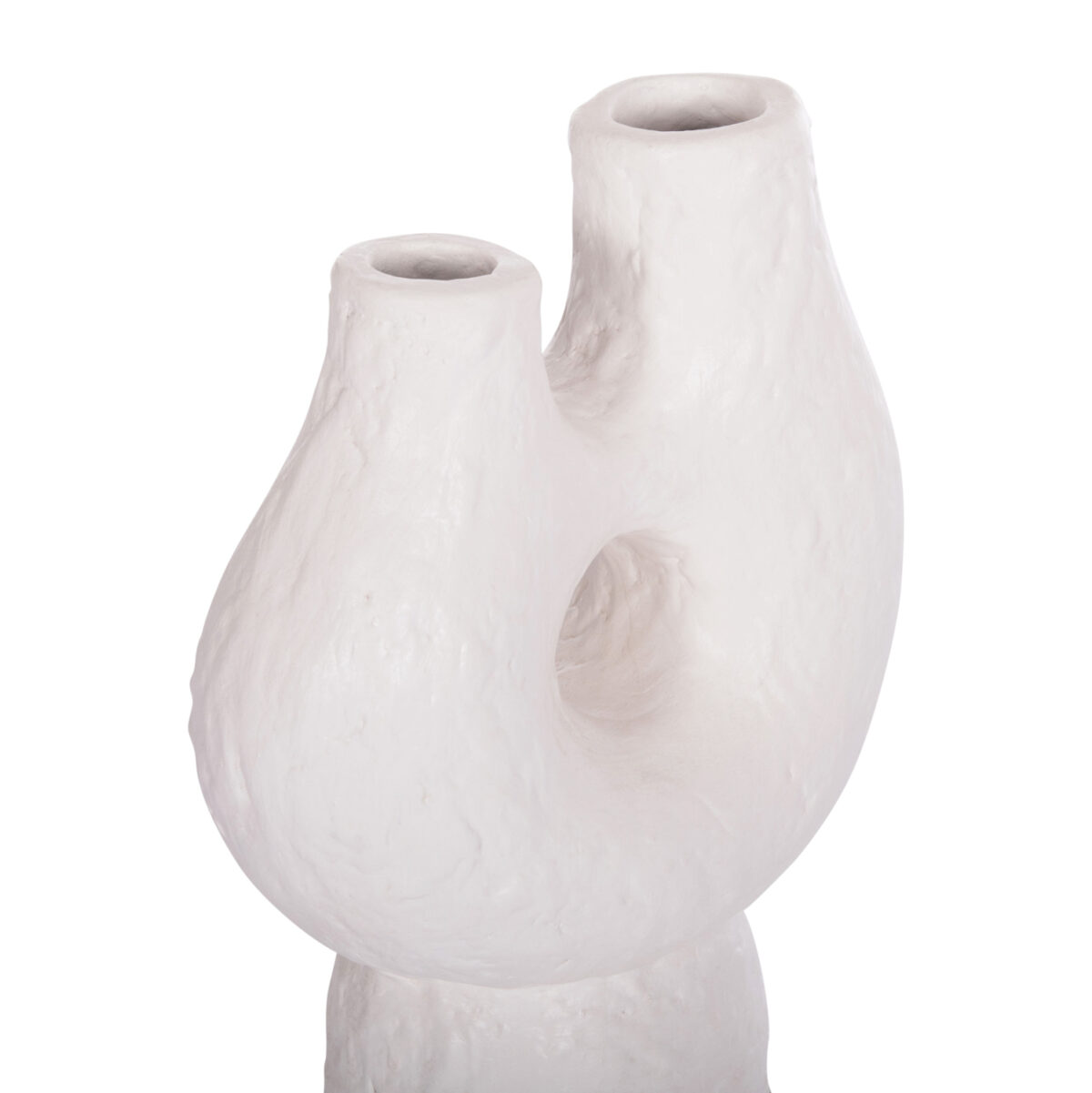 ΣΕΤ 2ΤΜΧ ΕΠΙΤΡΑΠΕΖΙΑ ΔΙΑΚΟΣΜΗΤΙΚΑ ΒΑΖΑ NAMENTIS LH10.21143.02 ΤΕΡΑΚΟΤΑ ΛΕΥΚΟ & ΒΥΣΣΙΝΙ - Image 4