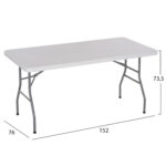 ΤΡΑΠΕΖΙ CATERING-ΣΥΝΕΔΡΙΟΥ LH10.5064 152Χ76Χ74 εκ. ΠΤΥΣΣΟΜΕΝΟ - Image 2