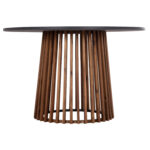 ΤΡΑΠΕΖΙ ΣΤΡΟΓΓΥΛΟ ΕΞ.ΧΩΡΟΥ CRISTOBAL LH10.6235 ΞΥΛΟ ΑΚΑΚΙΑΣ-CEMENT TOP Φ120x77Υεκ - Image 3