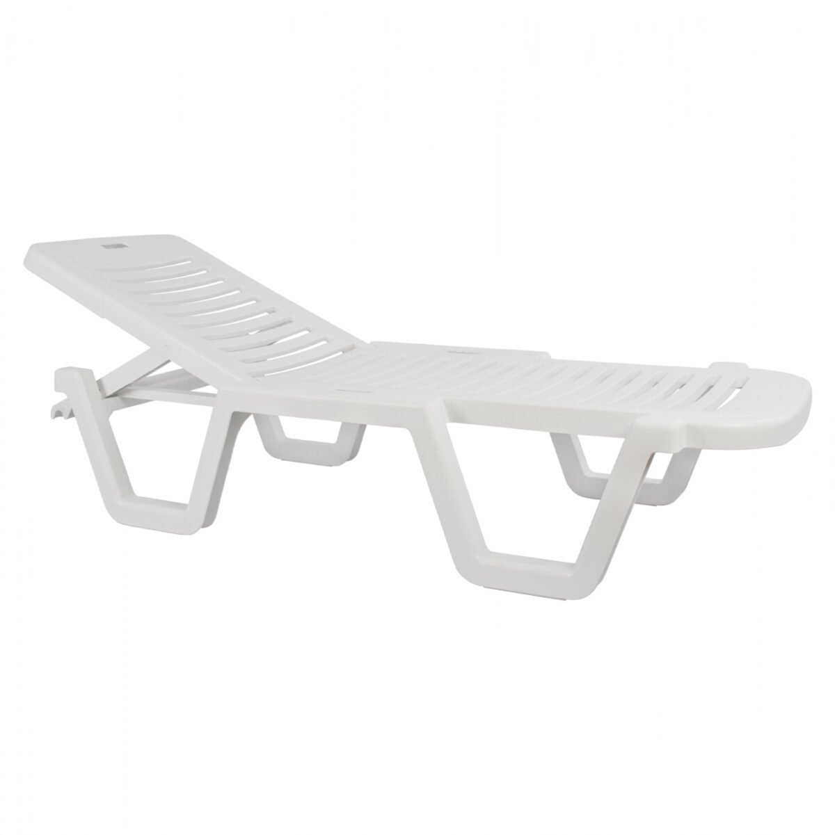 ΞΑΠΛΩΣΤΡΑ ΠΑΡΑΛΙΑΣ ΠΛΑΣΤΙΚΗ ΛΕΥΚΗ ΑΝΑΚΛΙΝΟΜΕΝΗ RELAX 70x190x36cm - Image 3