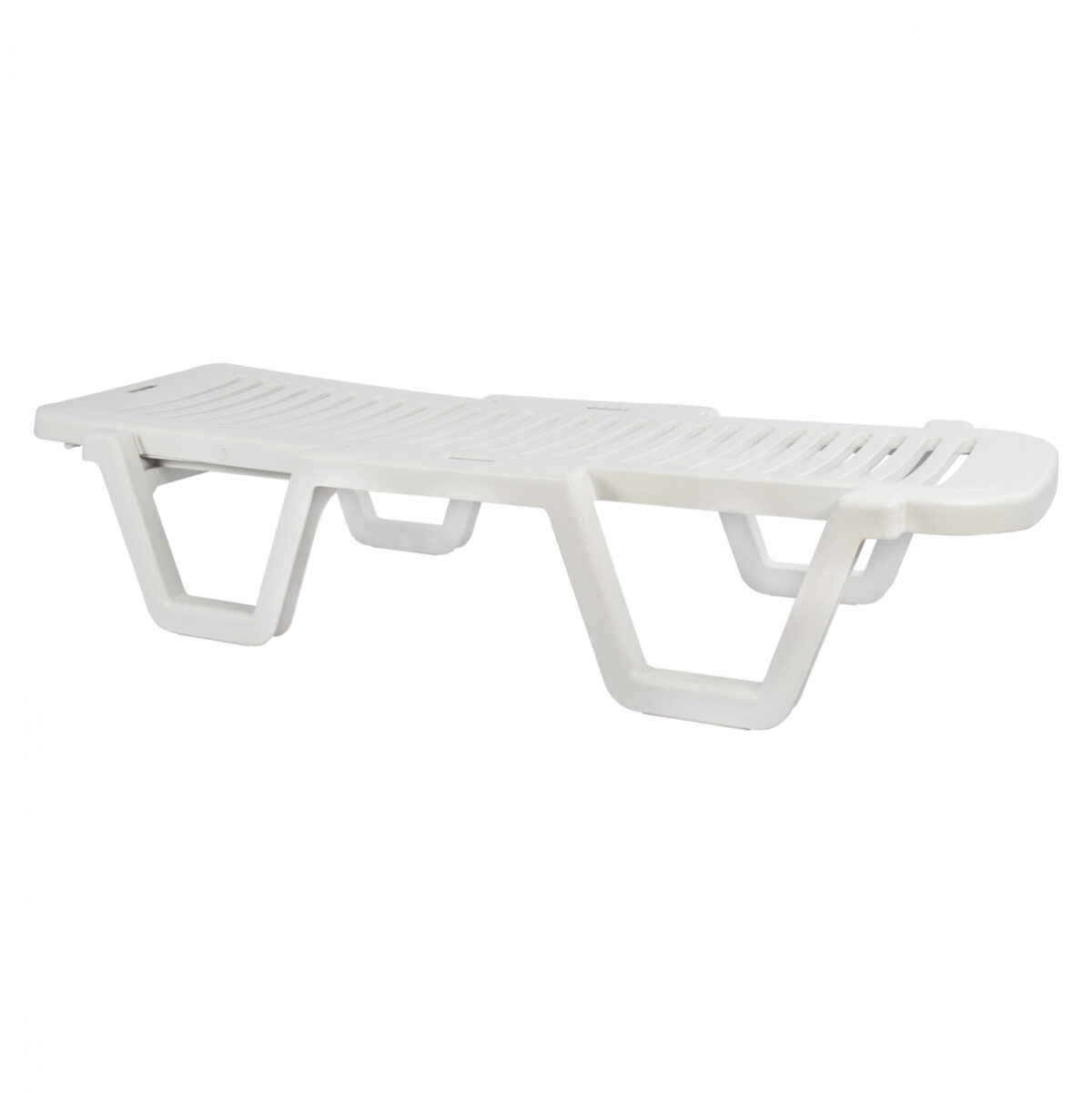 ΞΑΠΛΩΣΤΡΑ ΠΑΡΑΛΙΑΣ ΠΛΑΣΤΙΚΗ ΛΕΥΚΗ ΑΝΑΚΛΙΝΟΜΕΝΗ RELAX 70x190x36cm - Image 4