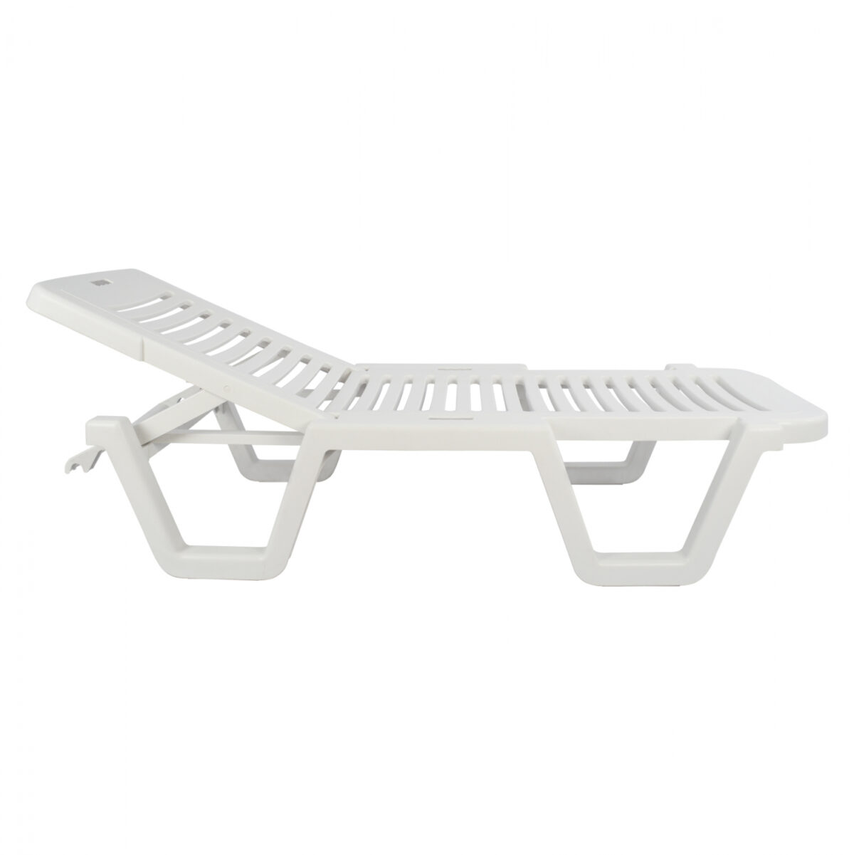ΞΑΠΛΩΣΤΡΑ ΠΑΡΑΛΙΑΣ ΠΛΑΣΤΙΚΗ ΛΕΥΚΗ ΑΝΑΚΛΙΝΟΜΕΝΗ RELAX 70x190x36cm - Image 5