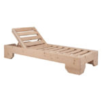 ΞΑΠΛΩΣΤΡΑ ΞΥΛΙΝΗ ΒΑΡΕΩΣ ΤΥΠΟΥ ΜΑΚΕΔΟΝΙΑ LH10.5646.02 ΑΒΑΦΗ 204X77,5X29Y εκ.