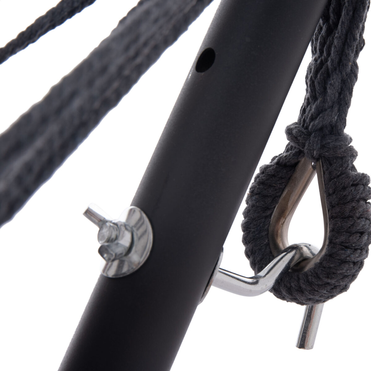 ΑΙΩΡΑ CRAVE LH10.6304.01 ΑΝΘΡΑΚΙ ΜΕΤΑΛΛΙΚΟΣ ΣΚΕΛΕΤΟΣ-ΣΚΟΥΡΟ ΓΚΡΙ ΥΦΑΣΜΑ 265x93x105Υεκ - Image 5