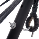 ΑΙΩΡΑ CRAVE LH10.6304.01 ΑΝΘΡΑΚΙ ΜΕΤΑΛΛΙΚΟΣ ΣΚΕΛΕΤΟΣ-ΣΚΟΥΡΟ ΓΚΡΙ ΥΦΑΣΜΑ 265x93x105Υεκ - Image 5