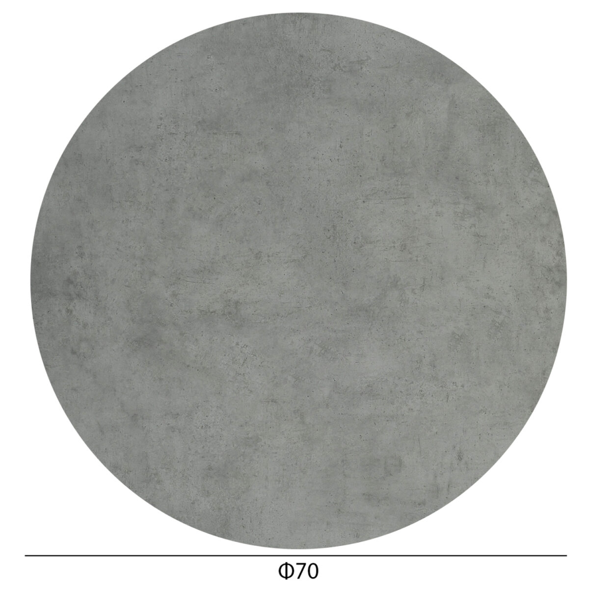 ΕΠΙΦΑΝΕΙΑ ΤΡΑΠΕΖΙΟΥ HPL ΣΤΡΟΓΓΥΛΗ LH10.5842.32 CEMENT Φ70εκ. - Image 2