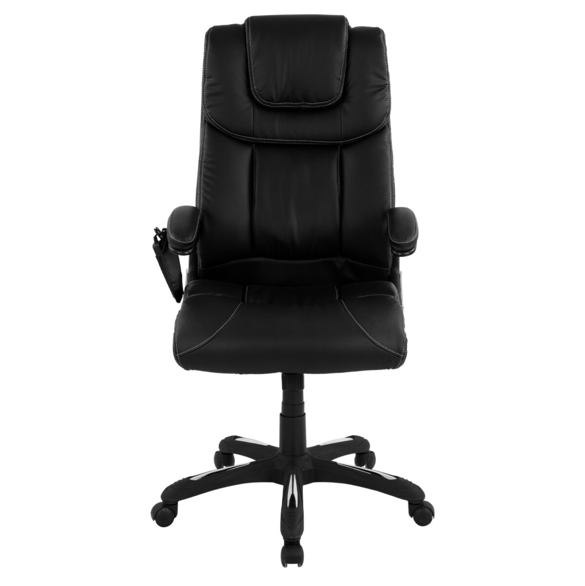 ΚΑΡΕΚΛΑ ΓΡΑΦΕΙΟΥ THORIN LH10.1050.01 ΜΕ MASSAGE ΜΑΥΡΗ  62x70x127Y εκ. - Image 3