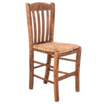 ΚΑΡΕΚΛΑ ΚΑΦΕΝΕΙΟΥ MONTE LH10.10383.01 ΞΥΛΟ ΟΞΙΑΣ ΣΕ ΚΑΡΥΔΙ-ΨΑΘΑ SEAGRASS 43x41x87Υεκ.