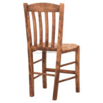 ΚΑΡΕΚΛΑ ΚΑΦΕΝΕΙΟΥ MONTE LH10.10383.01 ΞΥΛΟ ΟΞΙΑΣ ΣΕ ΚΑΡΥΔΙ-ΨΑΘΑ SEAGRASS 43x41x87Υεκ. - Image 5