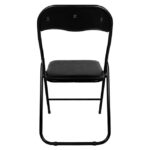 ΚΑΡΕΚΛΑ ΠΤΥΣΣΟΜΕΝΗ PADMA PU ΜΑΥΡΗ LH10.0044 38X47X82Y ΕΚ. - Image 5