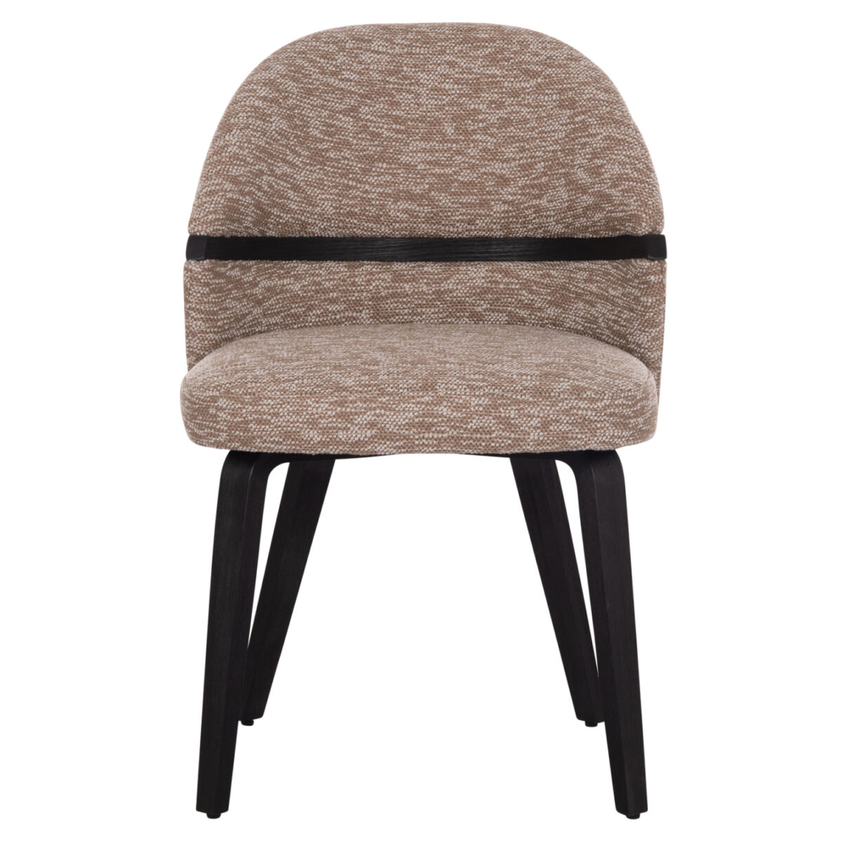 ΚΑΡΕΚΛΑ ΤΡΑΠΕΖΑΡΙΑΣ DEKKER LH10.18249.03 PLYWOOD ΜΑΥΡΟ--ΥΦΑΣΜΑ ΚΑΦΕ 50x60x80Υεκ. - Image 3