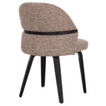 ΚΑΡΕΚΛΑ ΤΡΑΠΕΖΑΡΙΑΣ DEKKER LH10.18249.03 PLYWOOD ΜΑΥΡΟ--ΥΦΑΣΜΑ ΚΑΦΕ 50x60x80Υεκ. - Image 5