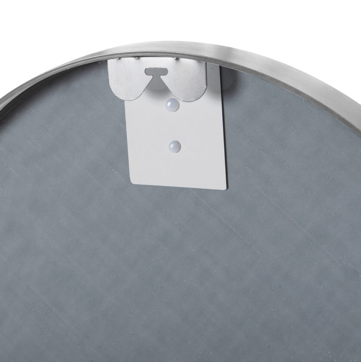 ΚΑΘΡΕΠΤΗΣ ΤΟΙΧΟΥ ΣΤΡΟΓΓΥΛΟΣ LH10.9582.40 ΣΚΕΛΕΤΟΣ ΑΛΟΥΜΙΝΙΟΥ ΣΕ ΑΣΗΜΙ ΧΡΩΜΑ Φ50x3εκ. - Image 5