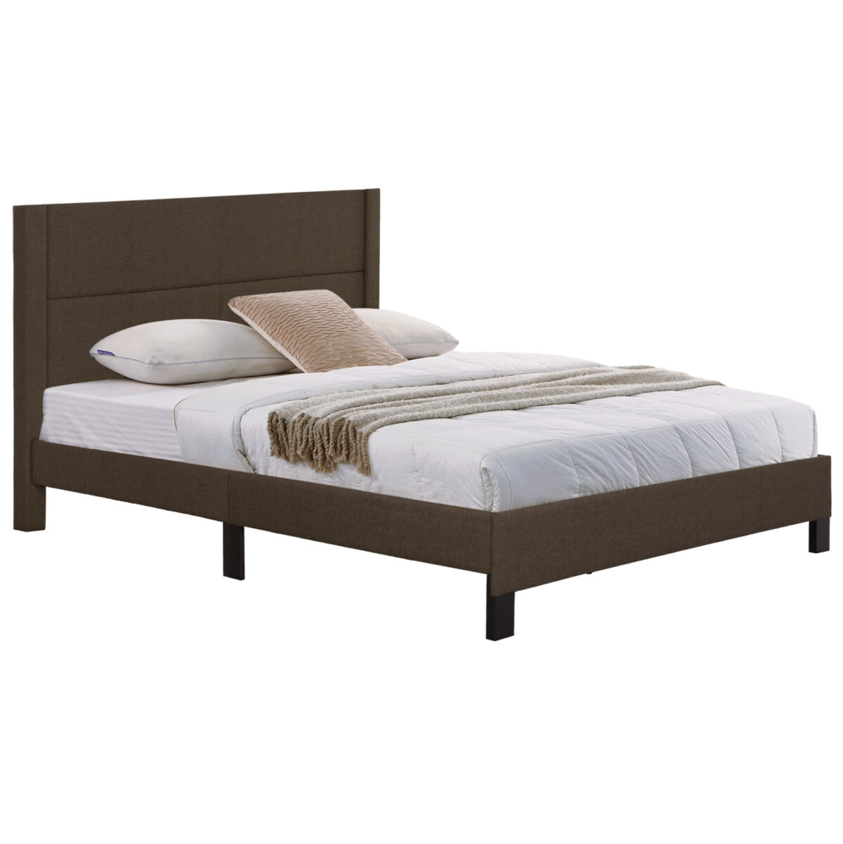 krebati-fb966613-kafe-yfasma-gia-stroma- ΚΡΕΒΑΤΙ TRILLOP LH10.666.13 ΚΑΦΕ ΥΦΑΣΜΑ ΓΙΑ ΣΤΡΩΜΑ 160X200εκ. - Image 1