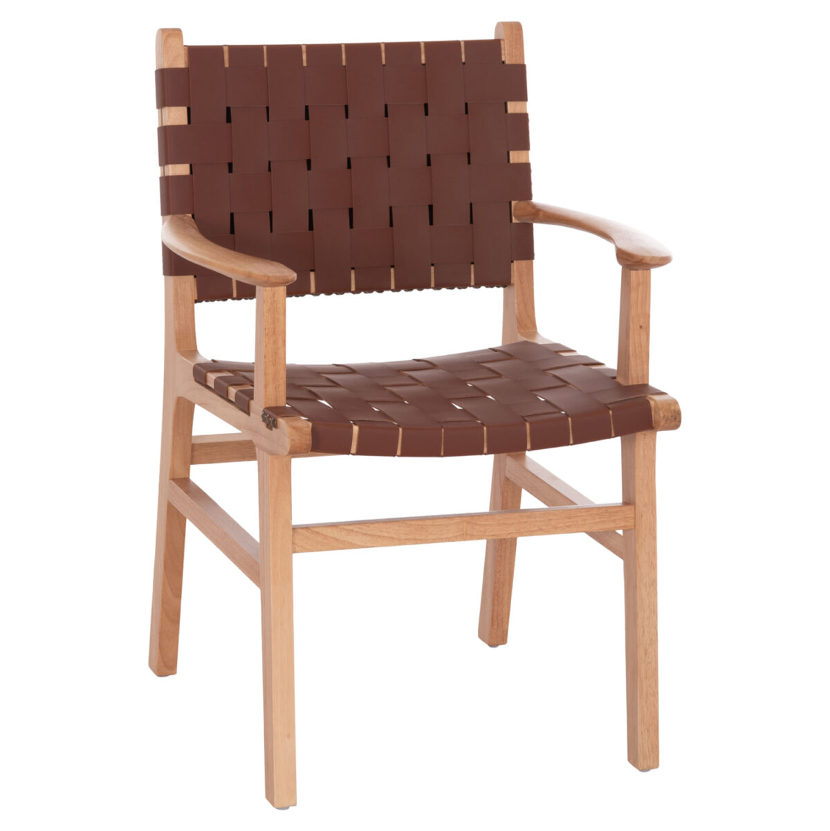 ΠΟΛΥΘΡΟΝΑ FELIPE LH10.9328.11 ΤΟΟΝ ΞΥΛΟ ΜΕ PU ΚΑΦΕ 61x59x86Y εκ. - Image 1