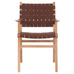 ΠΟΛΥΘΡΟΝΑ FELIPE LH10.9328.11 ΤΟΟΝ ΞΥΛΟ ΜΕ PU ΚΑΦΕ 61x59x86Y εκ. - Image 3