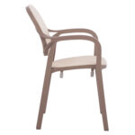 ΠΟΛΥΘΡΟΝΑ ΠΟΛΥΠΡΟΠΥΛΕΝΙΟΥ KHEM LH10.5820.02 ΣΕ ΑΠΟΧΡΩΣΗ ΚΑΠΟΥΤΣΙΝΟ & ΜΠΕΖ 57x57x83Y εκ. - Image 4