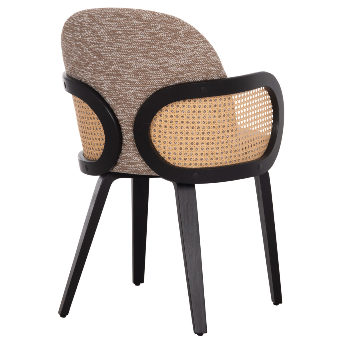 ΠΟΛΥΘΡΟΝΑ ΤΡΑΠΕΖΑΡΙΑΣ BECKER LH10.18246.03 PLYWOOD ΜΑΥΡΟ--ΚΑΦΕ ΥΦΑΣΜΑ 54x62x79Υεκ. - Image 5