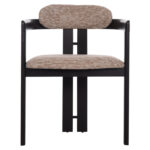 ΠΟΛΥΘΡΟΝΑ ΤΡΑΠΕΖΑΡΙΑΣ KALL LH10.18247.02 ΚΑΦΕ ΥΦΑΣΜΑ--PLYWOOD ΣΕ ΜΑΥΡΟ 56x45x73Υεκ - Image 3