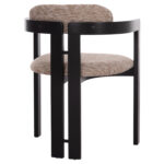 ΠΟΛΥΘΡΟΝΑ ΤΡΑΠΕΖΑΡΙΑΣ KALL LH10.18247.02 ΚΑΦΕ ΥΦΑΣΜΑ--PLYWOOD ΣΕ ΜΑΥΡΟ 56x45x73Υεκ - Image 5