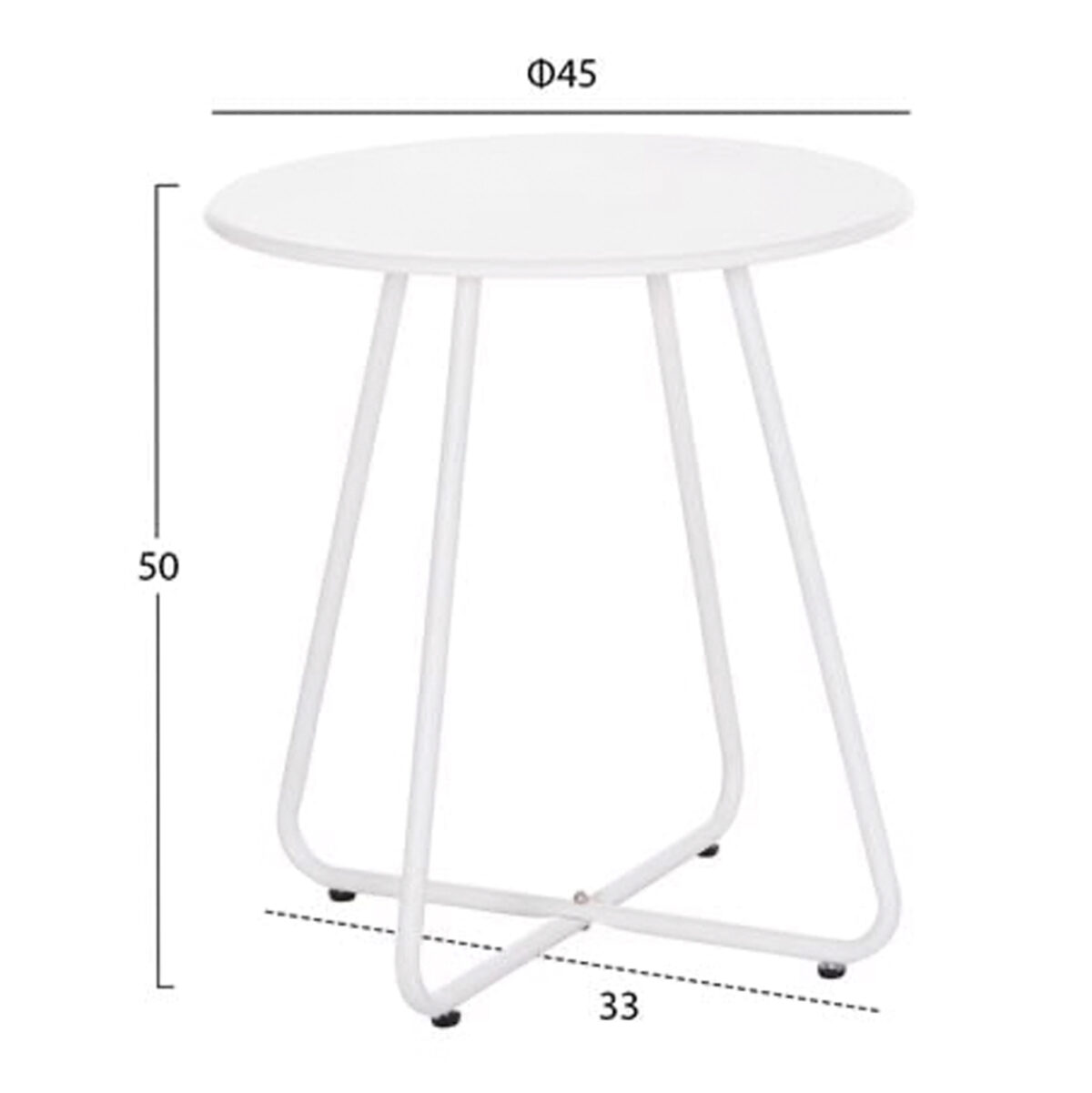 ΣΕΤ LOUNGE 3TMX ΕΞ.ΧΩΡΟΥ PONY LH10.21193.02 ΜΕΤΑΛΛΟ ΚΑΙ ΣΥΝΘ.RATTAN ΣΕ ΛΕΥΚΟ-ΜΑΥΡΟ - Image 2