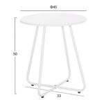 ΣΕΤ LOUNGE 3TMX ΕΞ.ΧΩΡΟΥ PONY LH10.21193.02 ΜΕΤΑΛΛΟ ΚΑΙ ΣΥΝΘ.RATTAN ΣΕ ΛΕΥΚΟ-ΜΑΥΡΟ - Image 2