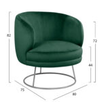 ΣΕΤ ΣΑΛΟΝΙ 3ΤΜΧ ARIEN LH10.11051.03 ΚΥΠΑΡΙΣΣΙ ΒΕΛΟΥΔΟ-ΧΡΥΣΗ ΒΑΣΗ - Image 3