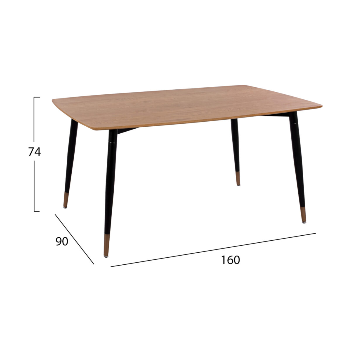 ΣΕΤ ΤΡΑΠΕΖΑΡΙΑΣ 5ΤΜΧ JOLIE LH10.11198.08 MDF TOP-ΒΕΛΟΥΔΟ ΜΠΛΕ & ΜΕΤΑΛΛΟ ΜΑΥΡΟ - Image 2