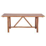 ΤΡΑΠΕΖΙ GROOVE LH10.9390.01 ΑΠΟ ΞΥΛΟ ΜΑΣΙΦ ΤΕΑΚ 220X100X90Υεκ. - Image 3