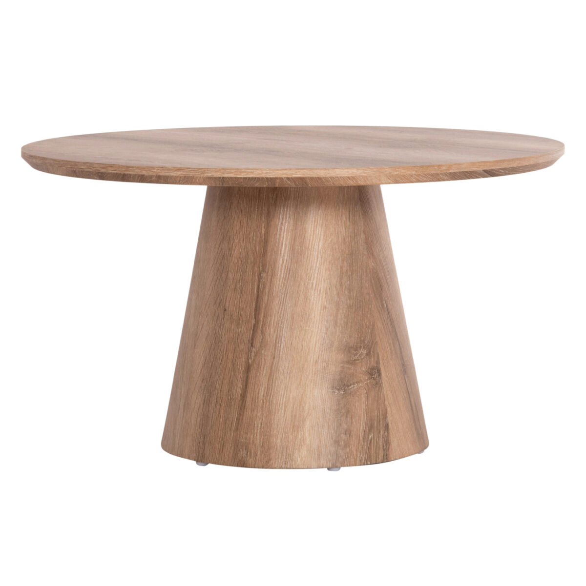 ΤΡΑΠΕΖΙ ΣΑΛΟΝΙΟΥ KARAN LH10.18028 MDF ΣΕ ΦΥΣΙΚΟ ΧΡΩΜΑ ΞΥΛΟΥ Φ80x45,5Υεκ. - Image 1