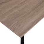 ΤΡΑΠΕΖΙ ΤΡΑΠΕΖΑΡΙΑΣ OFIRA 140X80 SONAMA ΜΕ ΜΑΥΡΑ ΠΟΔΙΑ LH10.8374 - Image 5