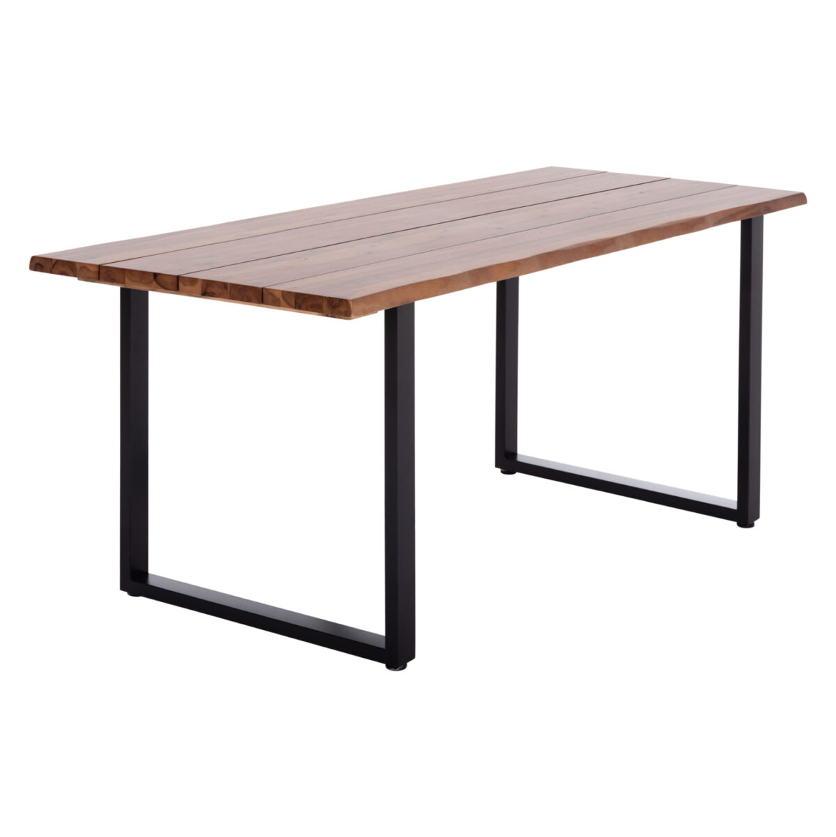 ΤΡΑΠΕΖΙ ΤΡΑΠΕΖΑΡΙΑΣ FRIGGO LH10.6297.01 ΞΥΛΟ ΑΚΑΚΙΑΣ 3,5εκ πάχος--ΠΟΔΙΑ ΜΕΤΑΛΛΙΚΑ 160x80x77Υεκ. - Image 4