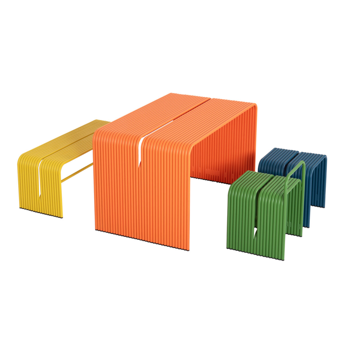 ΤΡΑΠΕΖΙ ΤΡΑΠΕΖΑΡΙΑΣ ΣΕΙΡΑ INTREPID LH10.6330.09 ΑΛΟΥΜΙΝΙΟ ΠΟΡΤΟΚΑΛΙ 121x70x70Υεκ. - Image 1