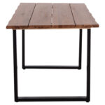 ΤΡΑΠΕΖΙ ΤΡΑΠΕΖΑΡΙΑΣ FRIGGO LH10.6375.02 ΞΥΛΟ ΑΚΑΚΙΑΣ ΠΑΧΟΣ ΕΠΙΦΑΝΕΙΑΣ 2,6εκ- 160x80x76Υ - Image 4