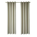 MLH Κουρτίνα Blackout σκίασης με 8 κρίκους Ideal Art 8400 140x270 Μπεζ - Image 10