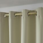 MLH Κουρτίνα Blackout σκίασης με 8 κρίκους Ideal Art 8400 140x270 Μπεζ - Image 5
