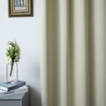 MLH Κουρτίνα Blackout σκίασης με 8 κρίκους Ideal Art 8400 140x270 Μπεζ - Image 6