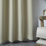 MLH Κουρτίνα Blackout σκίασης με 8 κρίκους Ideal Art 8400 140x270 Μπεζ - Image 8
