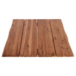 ΕΠΙΦΑΝΕΙΑ ΤΡΑΠΕΖΙΟΥ ΤΕΤΡΑΓΩΝΗ ΑΠΟ ΜΑΣΙΦ ΞΥΛΟ ΑΚΑΚΙΑΣ LH10.6300.01-- 80x80x3.5(πάχος) εκ. - Image 3