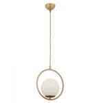 ΦΩΤΙΣΤΙΚΟ ΟΡΟΦΗΣ ΜΕΤΑΛΛΙΚΟ ΧΡΥΣΟ LH10.7418.02  25x27cm