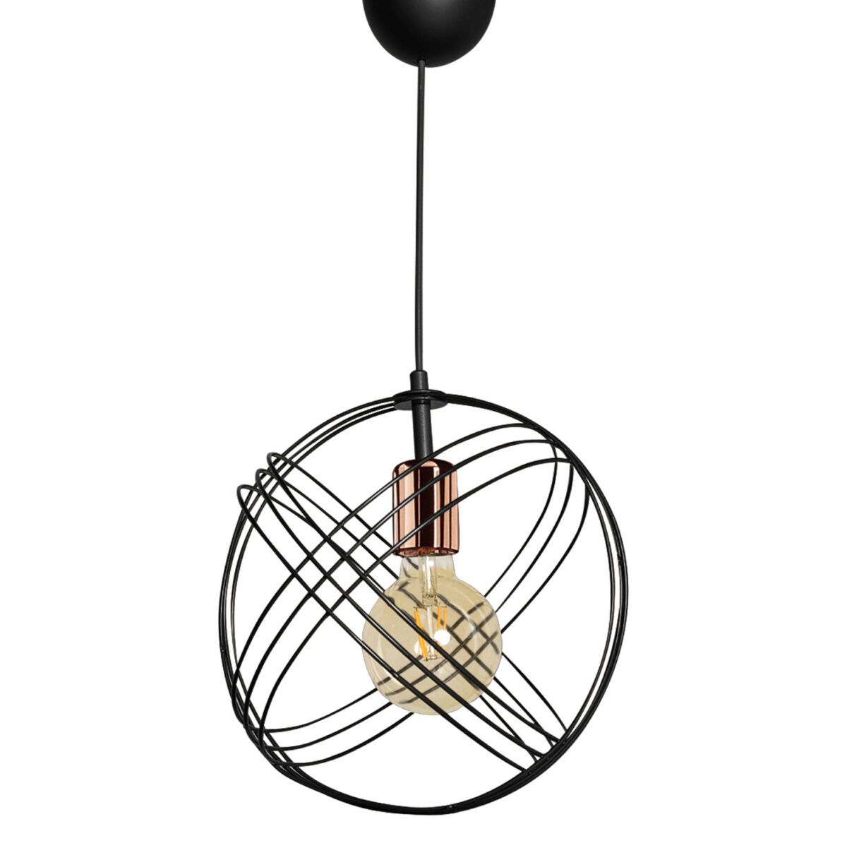 ΦΩΤΙΣΤΙΚΟ ΟΡΟΦΗΣ ΜΕΤΑΛΛΙΚΟ ΜΑΥΡΟ LH10.7505.01 30x60 εκ. - Image 1