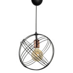 ΦΩΤΙΣΤΙΚΟ ΟΡΟΦΗΣ ΜΕΤΑΛΛΙΚΟ ΜΑΥΡΟ LH10.7505.01 30x60 εκ.