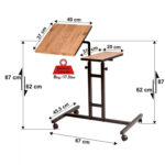 ΓΡΑΦΕΙΟ ΡΥΘΜΙΖΟΜΕΝΟ ΓΙΑ LAPTOP LH10.8977.01 67x45,4x62-87 εκ. - Image 3