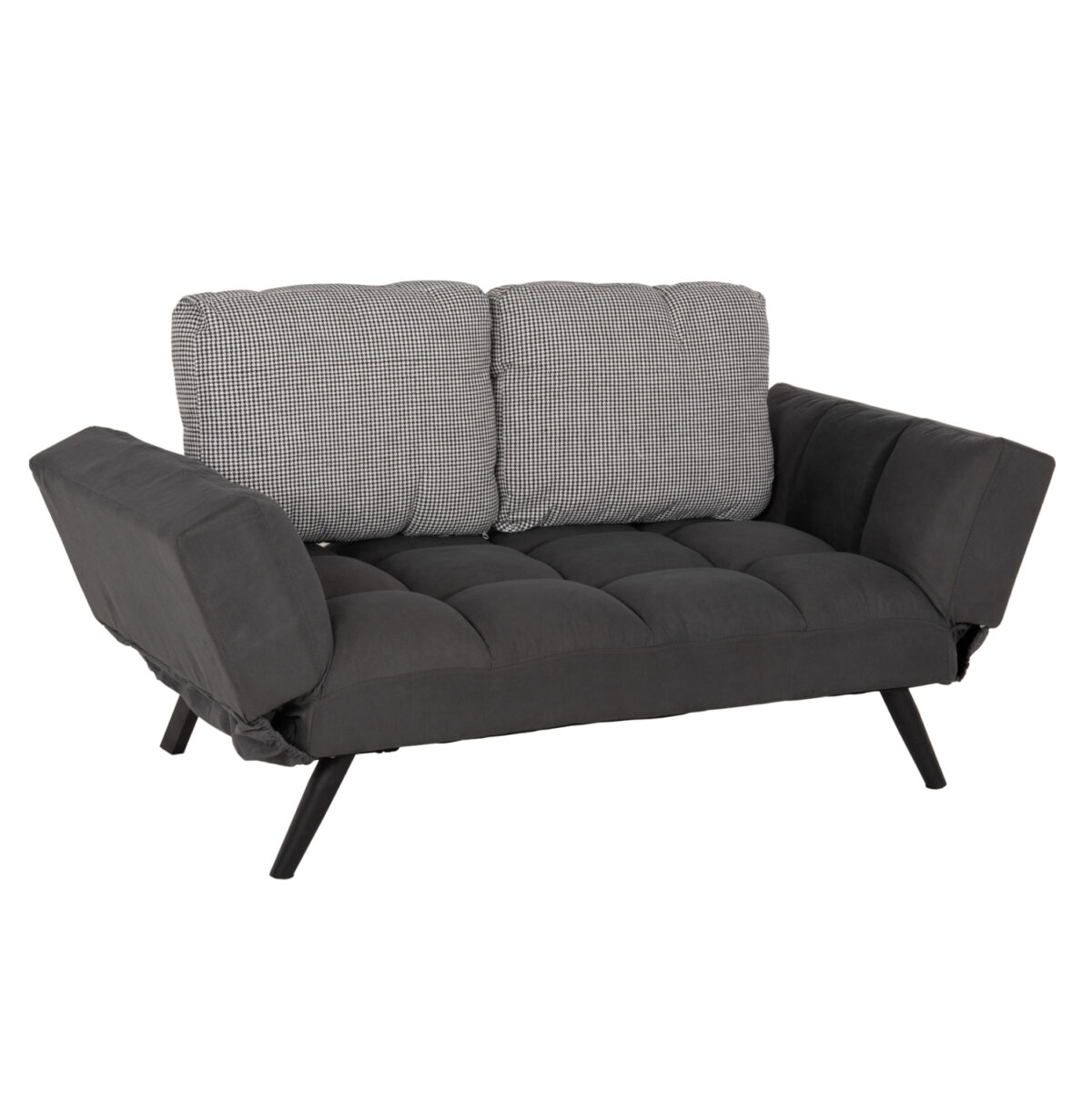 kanapes-3thesios-polymorfikos-fb9316901- ΚΑΝΑΠΕΣ 3ΘΕΣΙΟΣ ΠΟΛΥΜΟΡΦΙΚΟΣ LH10.3169.01 ΓΚΡΙ ΜΕ ΜΑΞΙΛΑΡΙΑ 190Χ75Χ89Υ εκ. - Image 1