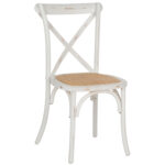 ΚΑΡΕΚΛΑ OWEN ΣΤΟΙΒΑΖΟΜΕΝΗ ΞΥΛΙΝΗ ΑΠΟ ΟΞΙΑ WHITE WASH ΧΡΩΜΑ ΜΕ ΧΙΑΣΤΙ ΠΛΑΤΗ LH10.8575.04 45x55,5x90 cm
