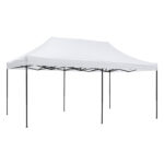 ΚΙΟΣΚΙ/GAZEBO MATTHEW LH10.6312 ΠΤΥΣΣΟΜΕΝΟ-ΣΚΕΛΕΤΟΣ ΜΕΤΑΛ.ΜΑΥΡΟΣ-ΛΕΥΚΟ ΥΦΑΣΜΑ 3x6x3,10Yμ