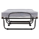 ΚΡΕΒΑΤΙ-ΡΑΝΤΖΟ ΙΤΑΛΙΑΣ NOBLE LH10.393.01 ΜΕΤΑΛΛΙΚΟ ΜΕ ΡΟΔΕΣ & ΣΤΡΩΜΑ 9εκ ΜΠΛΕ-ΛΕΥΚΟ 80x182x37.5Υεκ. - Image 5