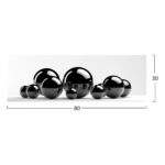 ΠΙΝΑΚΑΣ ΚΑΜΒΑΣ BLACK AND WHITE LH10.7198.02 80x3x30 εκ. - Image 2