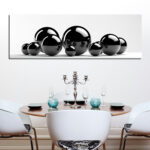 ΠΙΝΑΚΑΣ ΚΑΜΒΑΣ BLACK AND WHITE LH10.7198.02 80x3x30 εκ. - Image 3
