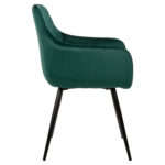 ΠΟΛΥΘΡΟΝΑ LATRELL LH10.8582.03 ΚΥΠΑΡΙΣΣΙ ΒΕΛΟΥΔΟ & ΜΑΥΡΑ ΜΕΤΑΛΛΙΚΑ ΠΟΔΙΑ 54x57x84Yεκ. - Image 4